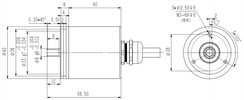 RS485、MODBUS-RTU工業絕對值編碼器SAS/M40-西威迪