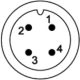 M12 4針 A碼針腳定義圖